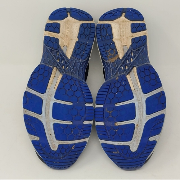 Asics Gel Kayano 25 Running Athletic Shoes Black Blue 1012A026 size 8.5 Women - Picture 6 of 9